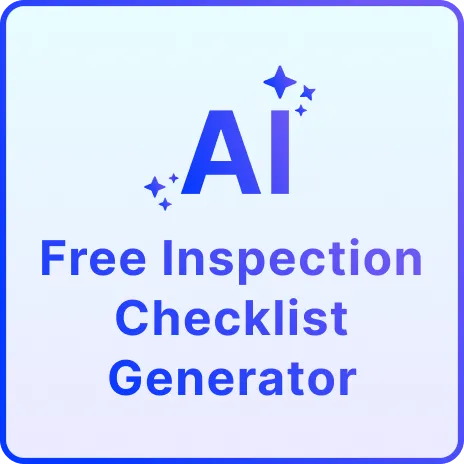 Free AI Inspection Checklist Generator, Free Checklist Maker Online Free AI Inspection Checklist Generator, Free Checklist Maker Online