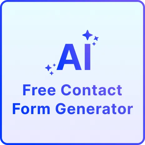 Free AI Contact Form Generator, Free Contact Form Maker Online