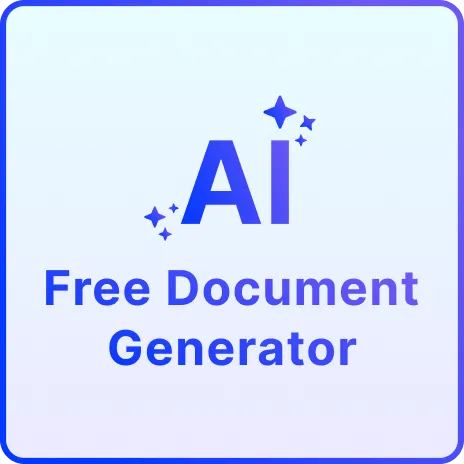 Free AI Document Generator, Free Document Maker Online	