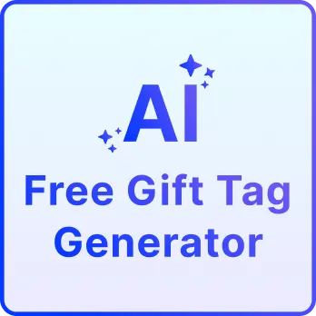 Free AI Gift Tag Generator, Free Gift Tag Maker Online