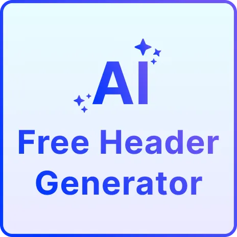 Free AI Header Generator, Free Header Maker Online Free AI Header Generator, Free Header Maker Online