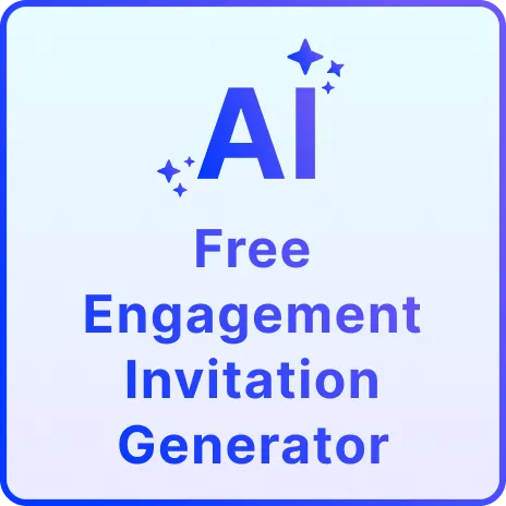 Free AI Engagement Invitation Generator, Invitation Maker Tool [ No ...