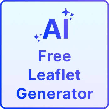 Free AI Leaflet Generator, Free Leaflet Maker Online