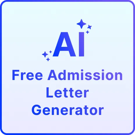 Free AI Admission Letter Generator, Free Admission Letter Maker Online