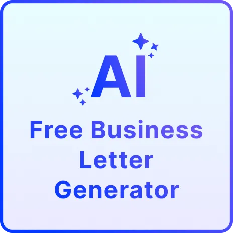 Free AI Business Letter Generator, Free Business Letter Maker Online