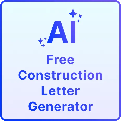 Free AI Construction Letter Generator, Free Construction Letter Maker Online Free AI Construction Letter Generator, Free Construction Letter Maker Online