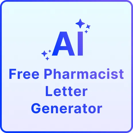 Free AI Pharmacist Letter Generator, Free Pharmacist Letter Maker Online Free AI Pharmacist Letter Generator, Free Pharmacist Letter Maker Online
