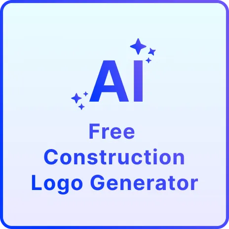 Free AI Construction Logo Generator, Free AI Construction Logo Maker Online