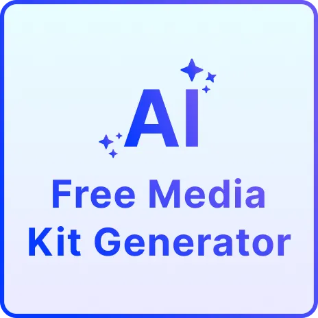 Free AI Media Kit Generator, Free Media Kit Maker Online Free AI Media Kit Generator, Free Media Kit Maker Online