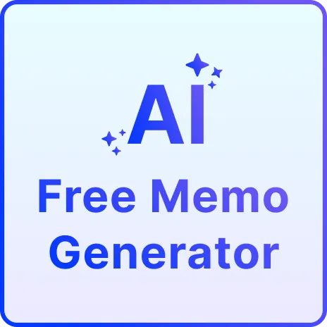 Free AI Memo Generator, Free Memo Maker Online	