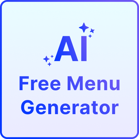 Free AI Menu Generator, Free Menu Maker Online Free AI Menu Generator, Free Menu Maker Online
