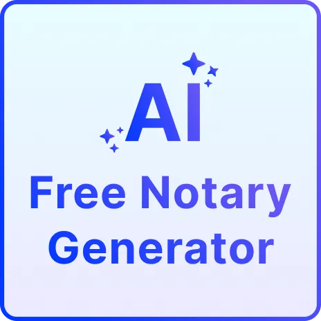 Free AI Notary Generator, Free AI Notary Document Maker Online Free AI Notary Generator, Free AI Notary Document Maker Online