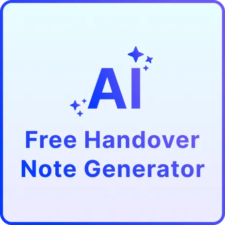Free AI Handover Note Generator, Free Handover Maker Online Free AI Handover Note Generator, Free Handover Maker Online