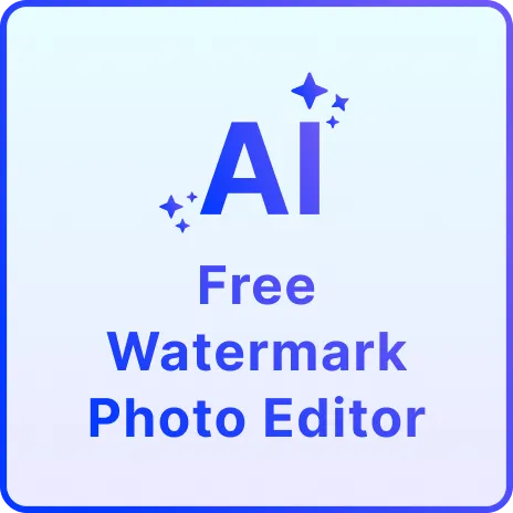 Free AI Watermark Photo Editor, Free AI Watermark Remover and Creator Online