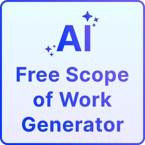 Free AI Scope of Work Generator, Free SOW Maker Online
