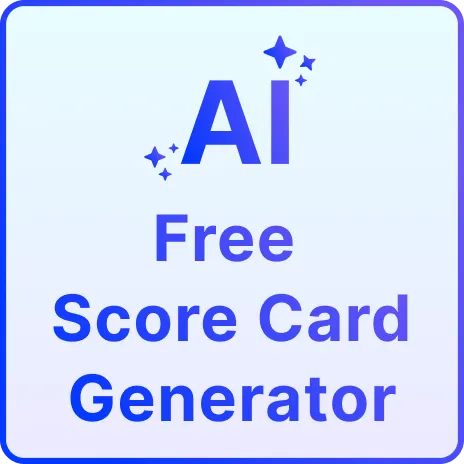 Free AI Score Card Generator, Free AI Score Card Maker Online Free AI Score Card Generator, Free AI Score Card Maker Online