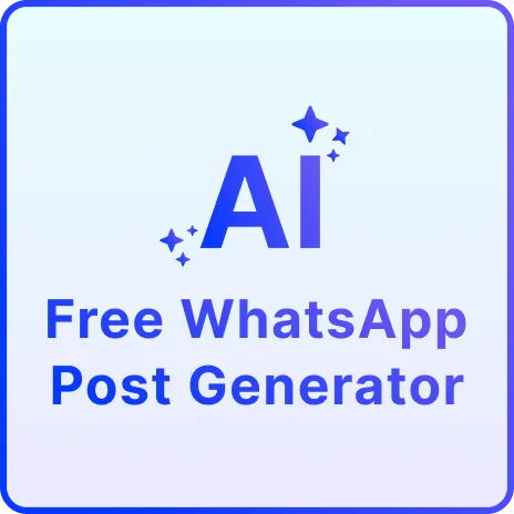 Free AI WhatsApp Post Generator, Free WhatsApp Maker Online Free AI WhatsApp Post Generator, Free WhatsApp Maker Online
