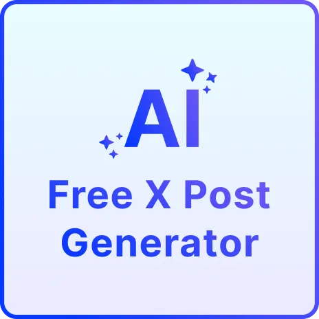 Free AI X Post Generator, Free X Post Maker Online