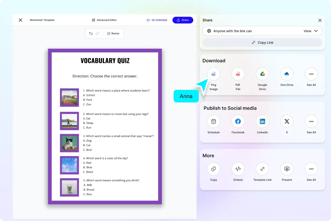 Free AI Worksheet Generator, Create Worksheet Images Online [ No Signup ]