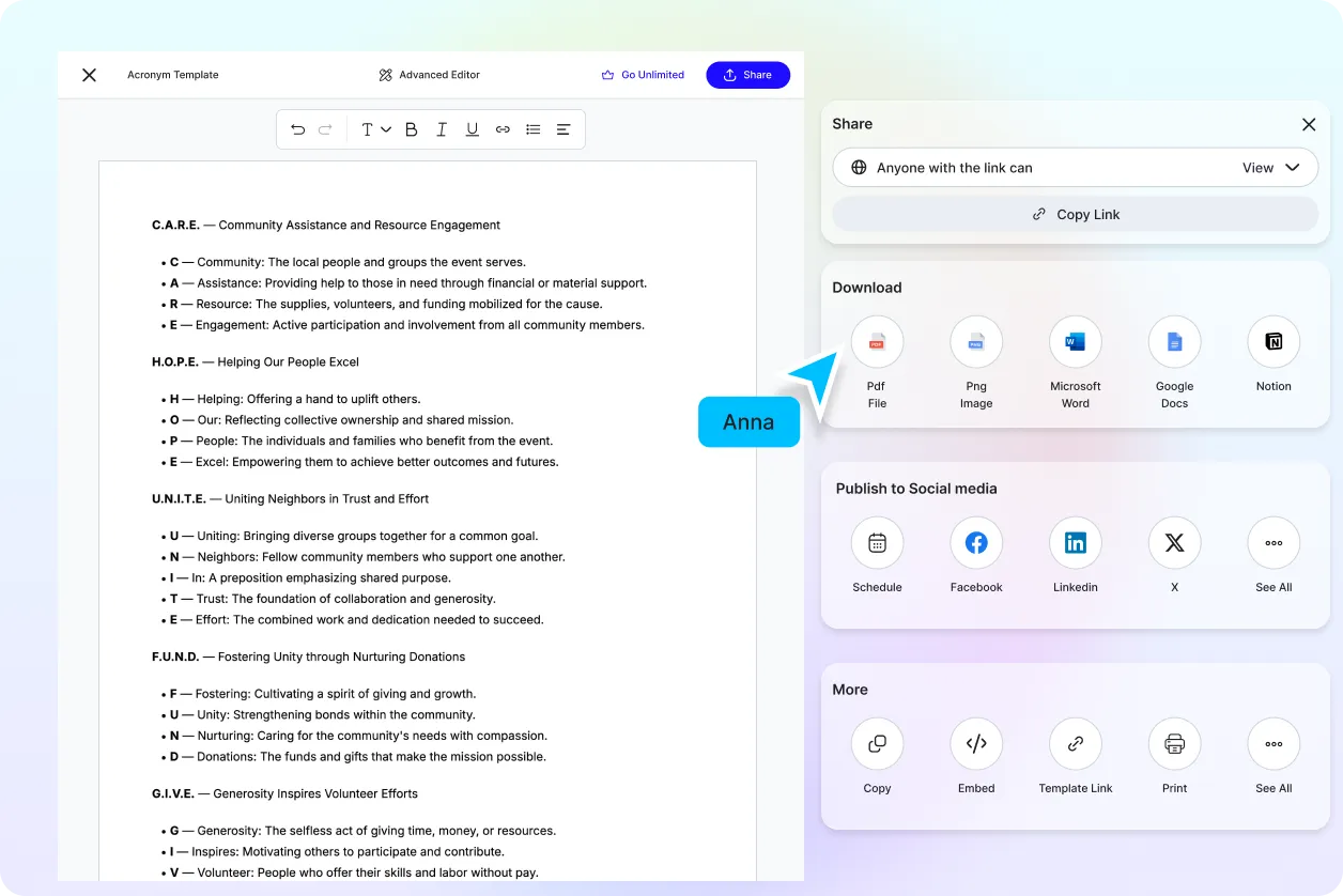 Free AI Acronym Generator, AI Acronym Maker Online [ No Signup ]