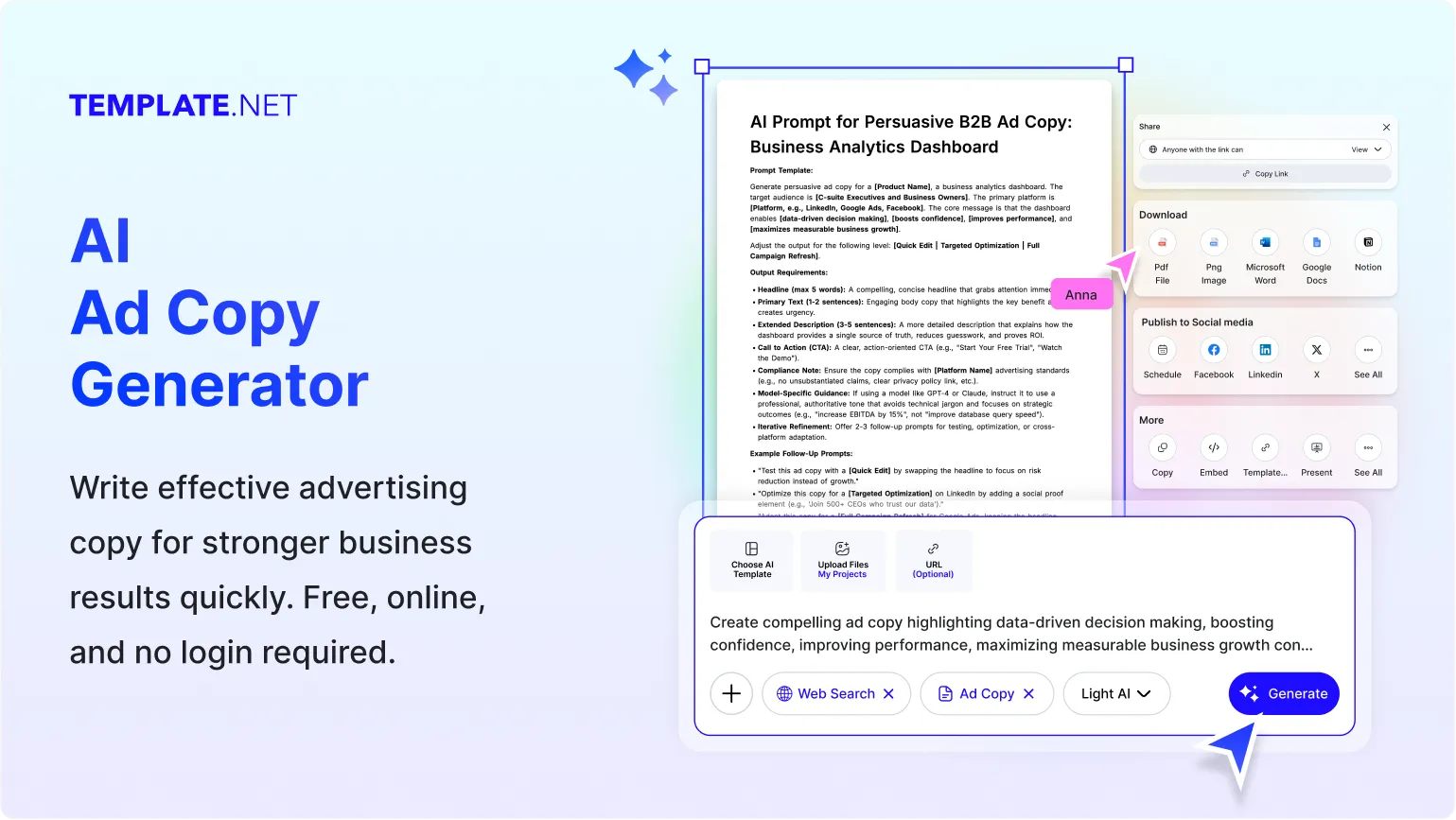 Free AI Ad Copy Generator | AI Ad Copy Writing Tool Online
