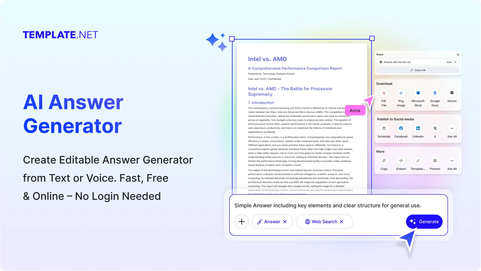 Free AI Answer Generator, Create Answer Online Instantly