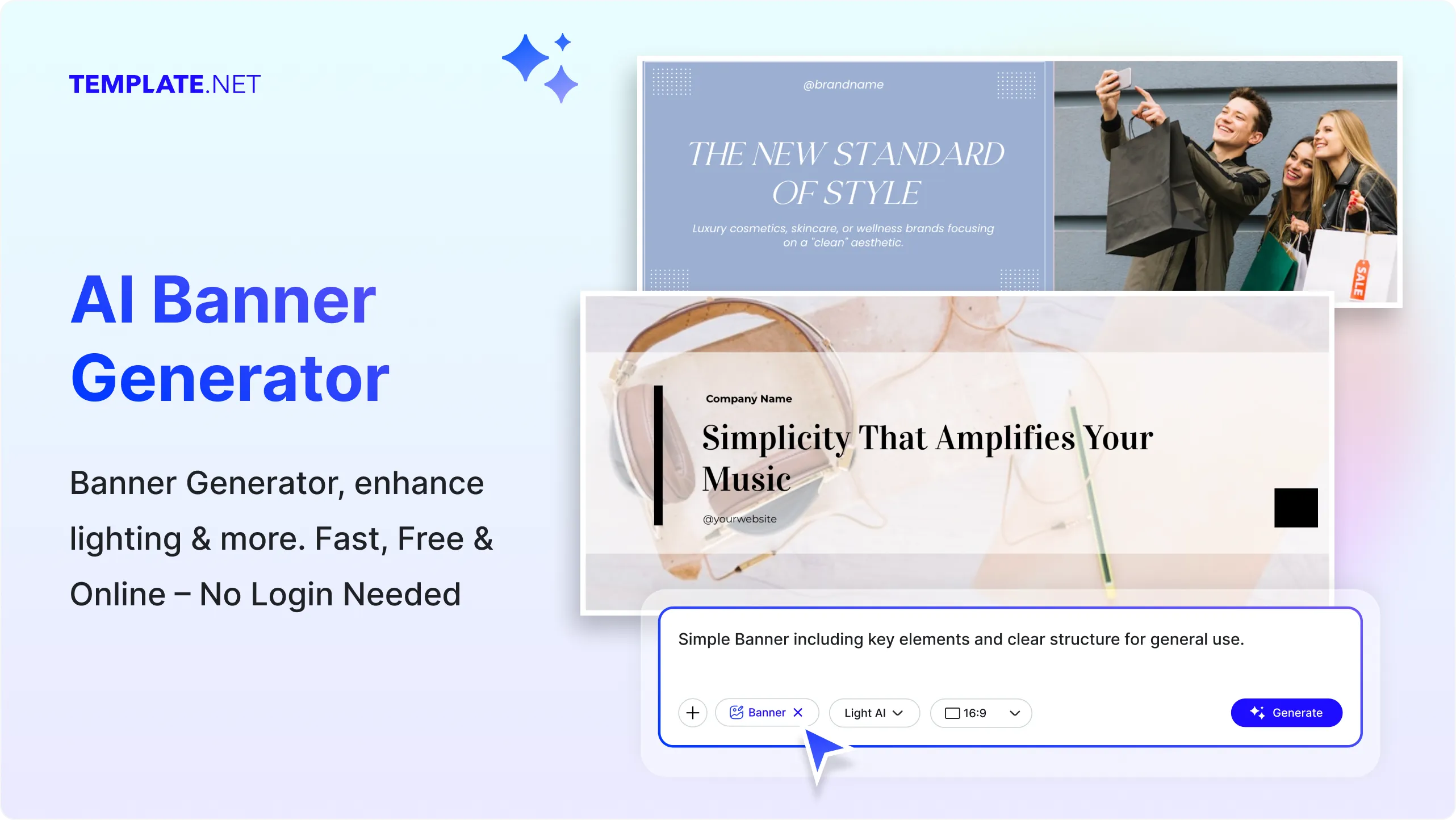 Free AI Banner Generator, Create Banner Images Online [ No Signup ]