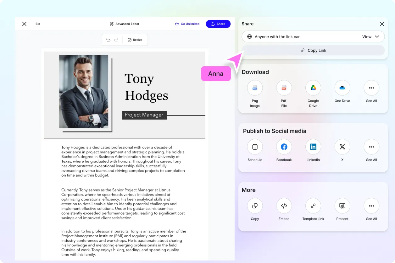 Free AI Bio Generator, Free AI Bio Maker Online
