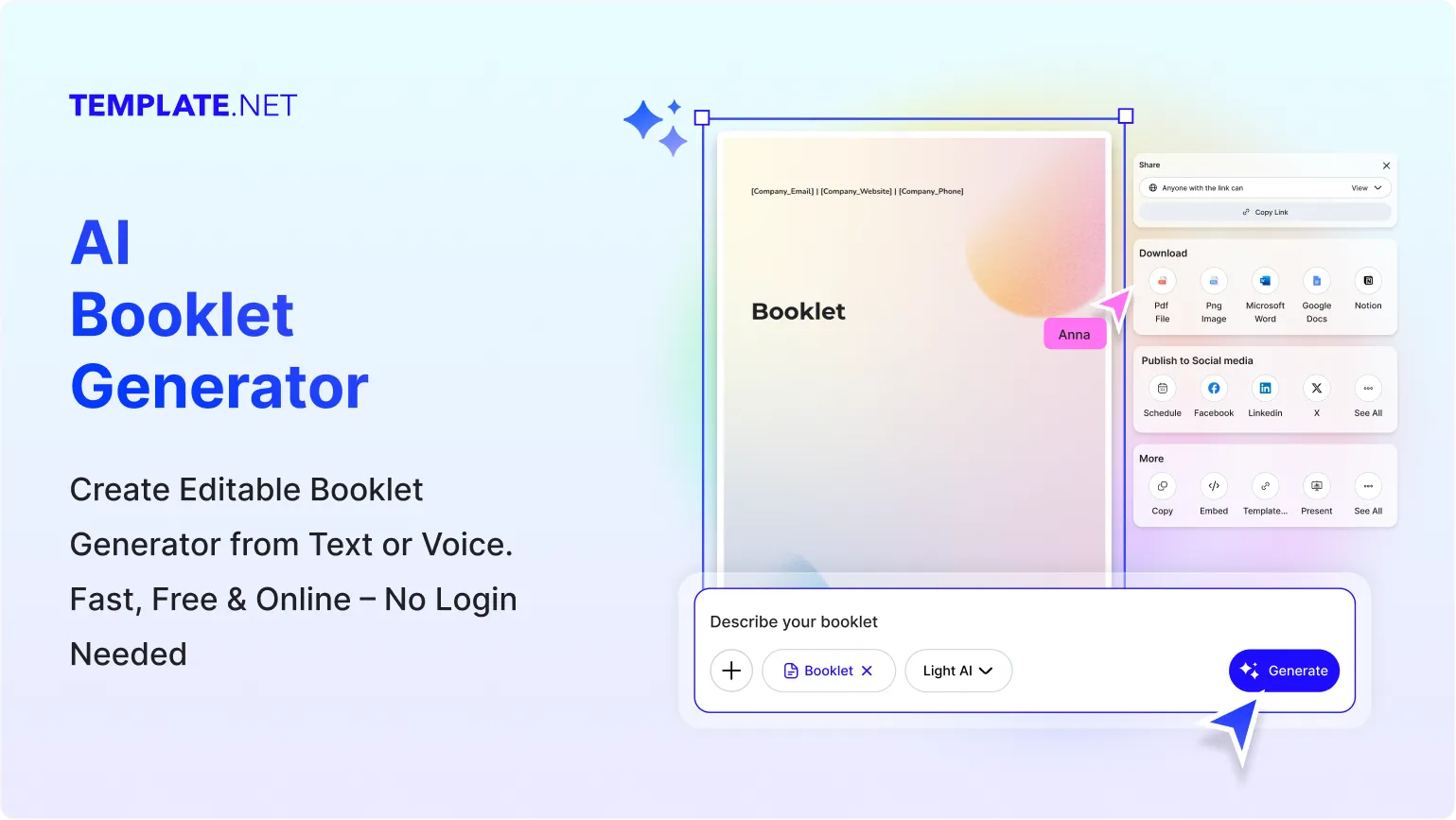 Free AI Booklet Generator, Interactive Booklets Maker Online