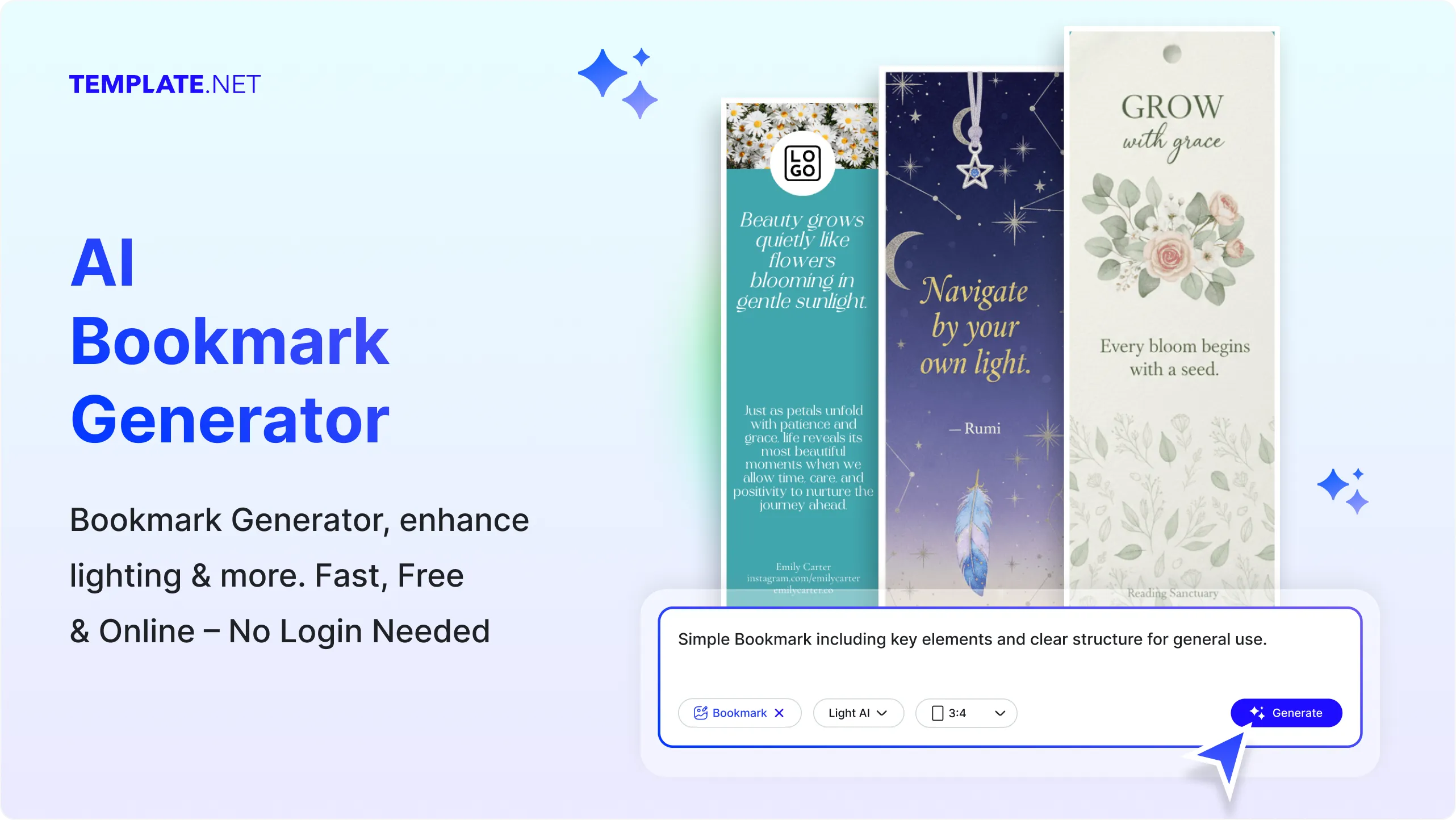 Free AI Bookmark Generator, Create Custom Bookmarks Online [ No Signup ]