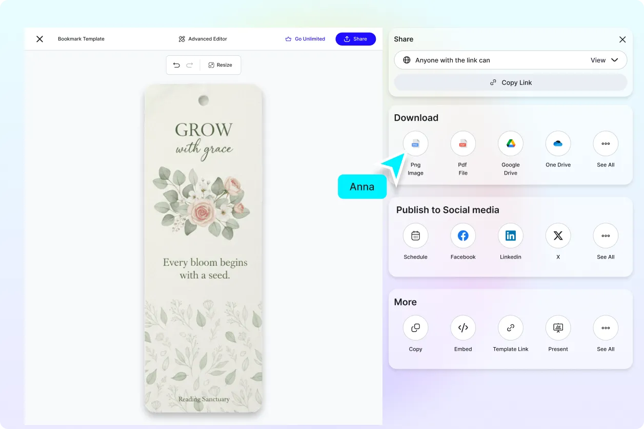 Free AI Bookmark Generator, Create Custom Bookmarks Online [ No Signup ]