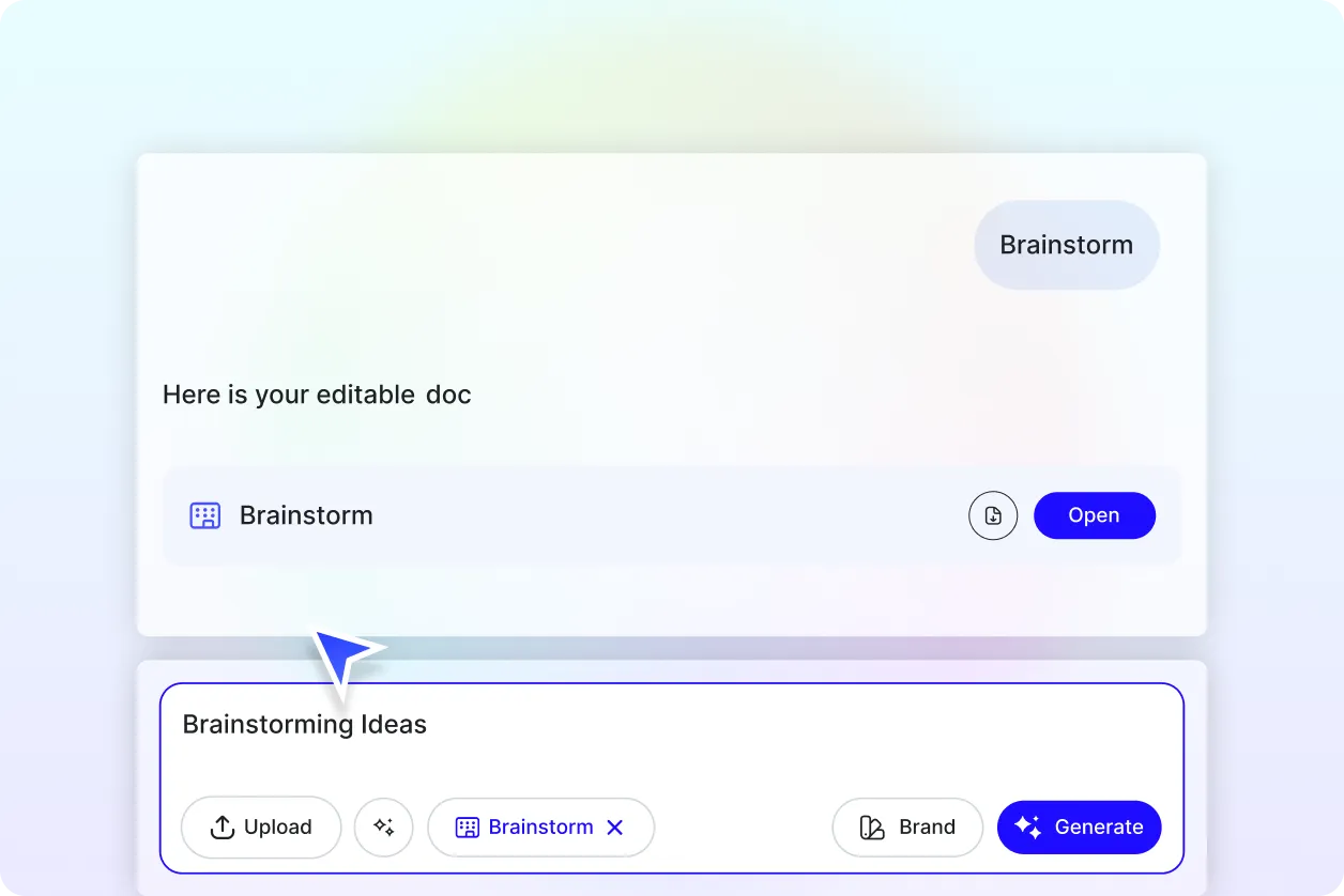 Free AI Brainstorm Generator, Free AI Idea Brainstorming Tool Online