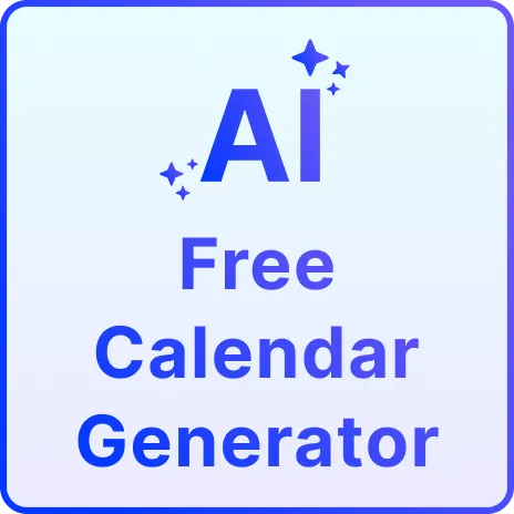 Free AI Calendar Generator, Free AI Calendar Maker
