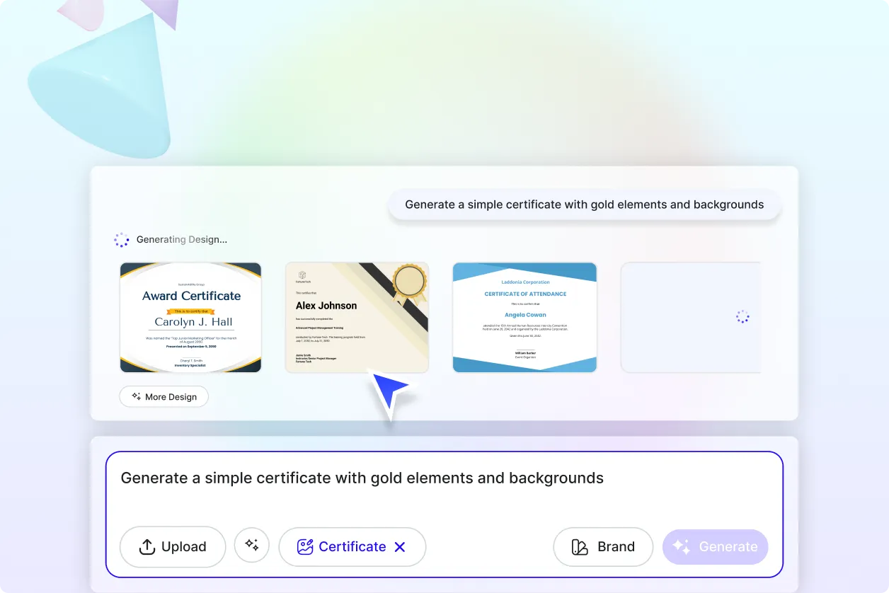 Free AI Certificate Generator, Free Certificate Maker Online