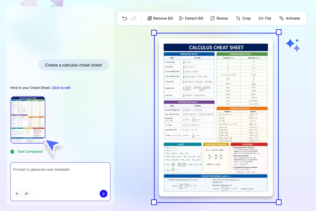 Free AI Cheat Sheet Generator, AI Cheat Sheet Maker Online