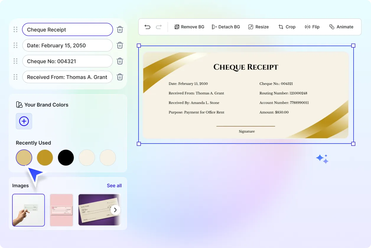 Free AI Check Generator, Free Check Maker Online