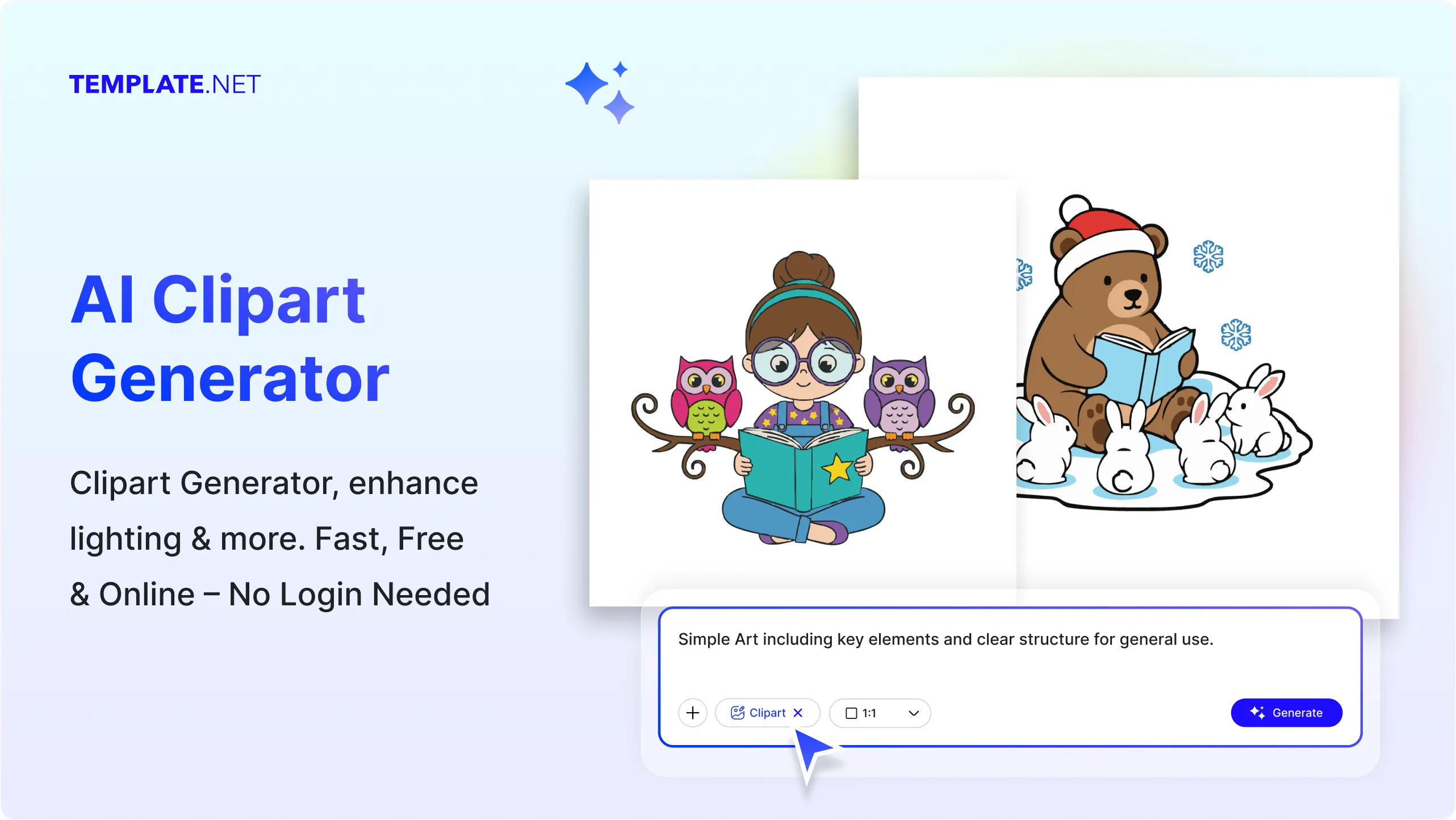 Free AI Clipart Generator, Create Clipart Images Online [ No Signup ]