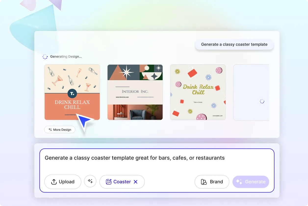 Free AI Coaster Generator, Free Coaster Maker Online