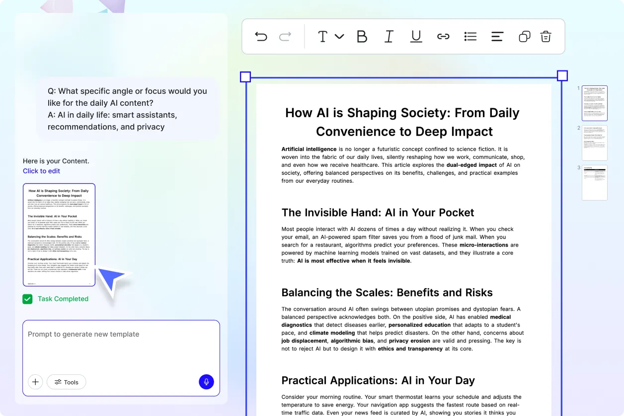 Free AI Content Generator – AI Content Writing Tool Online [ No Signup ]