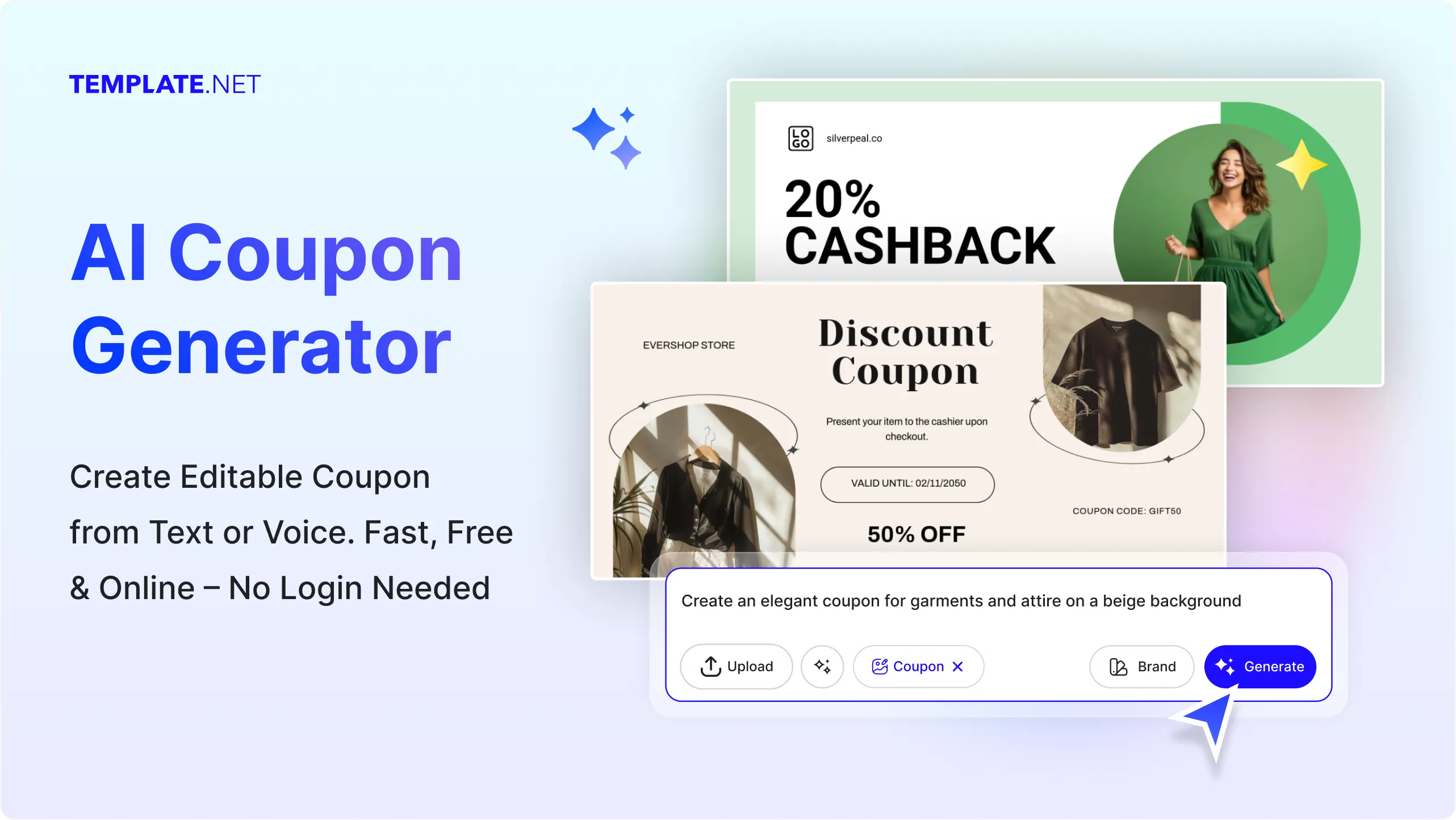 Free AI Coupon Generator, Free AI Coupon Maker Online