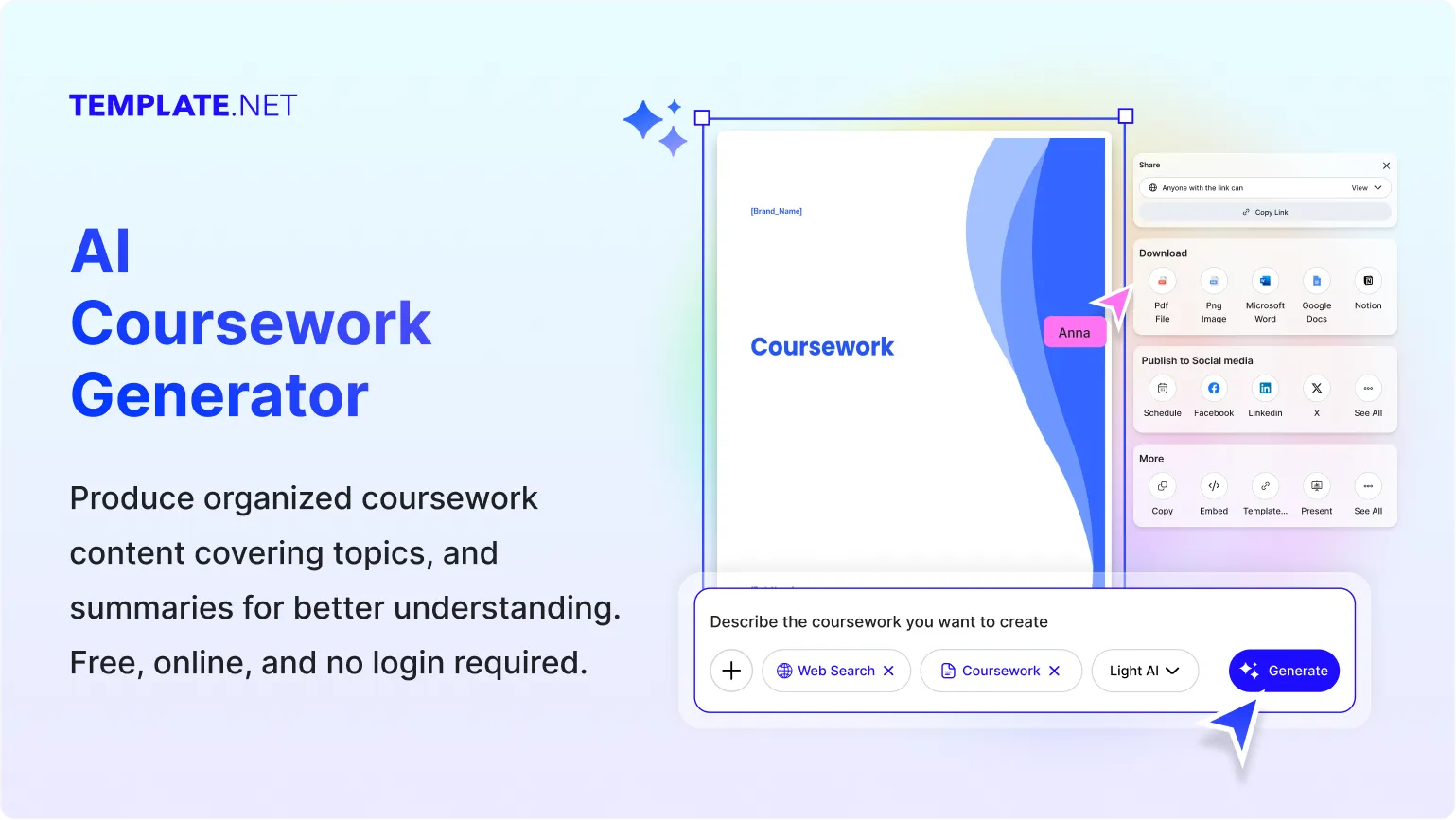 Free AI Coursework Generator, AI Coursework Maker Online [ No Signup ]