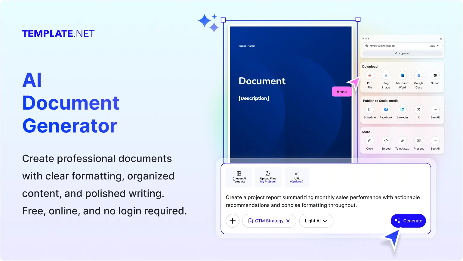 Free AI Document Generator, AI Document Maker Online [ No Signup ]