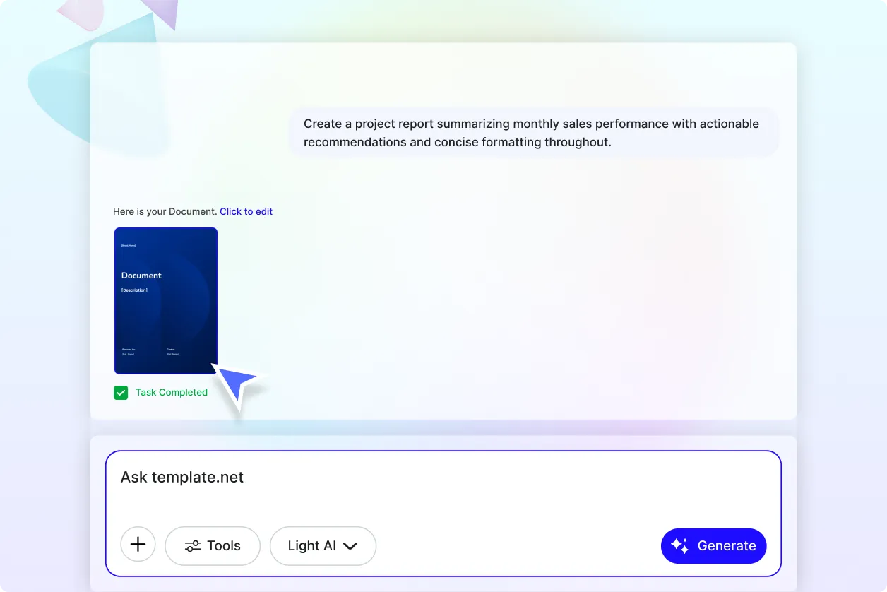 Free AI Document Generator, AI Document Maker Online [ No Signup ]