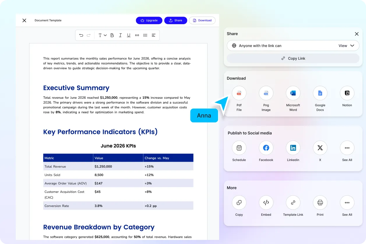 Free AI Document Generator, AI Document Maker Online [ No Signup ]