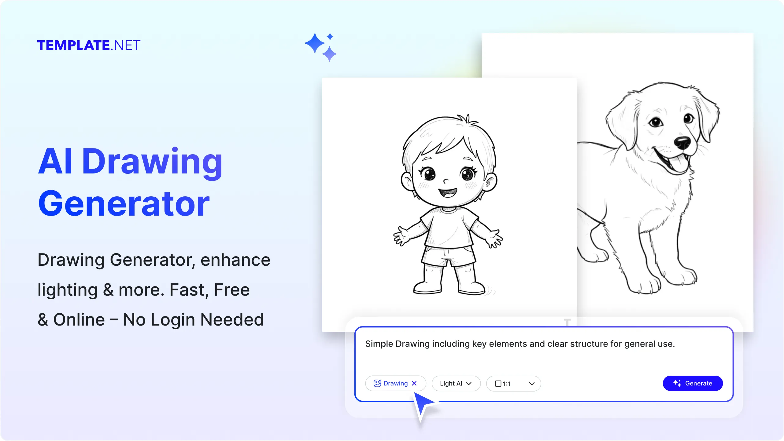 Free AI Drawing Generator, Create Drawing Images Online [ No Signup ]
