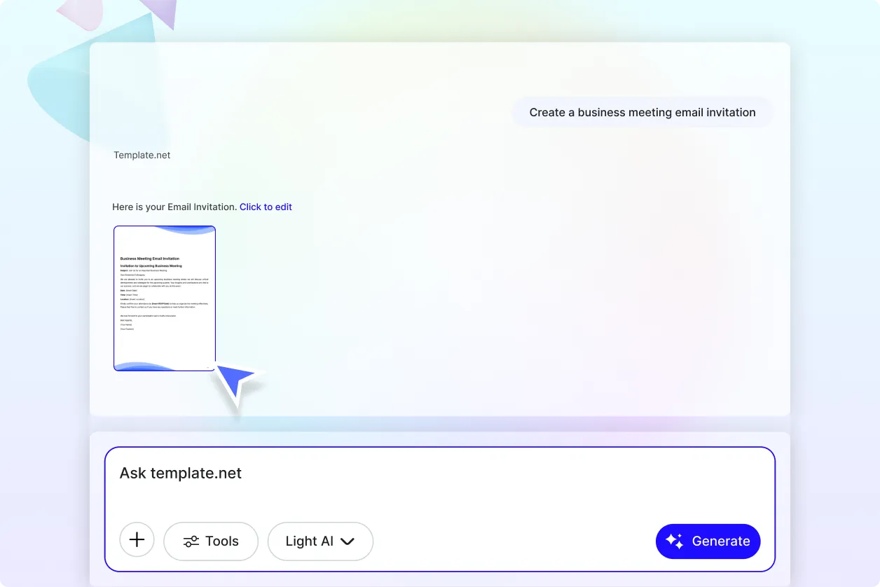 Free AI Email Invitation Generator, Invitation Emails Maker Online