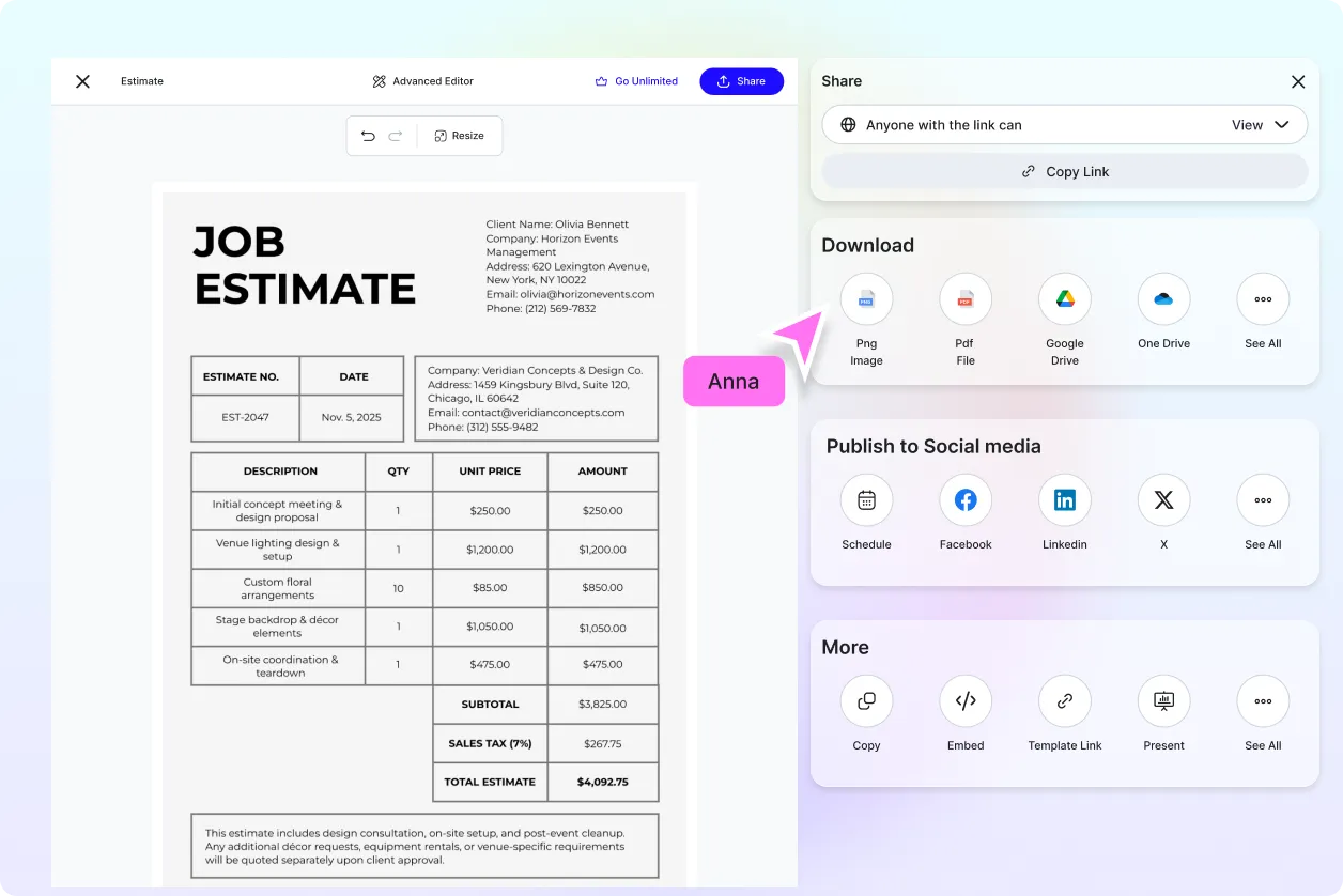 Free AI Estimate Generator, Free Estimate Maker Online Free AI Estimate Generator, Free Estimate Maker Online
