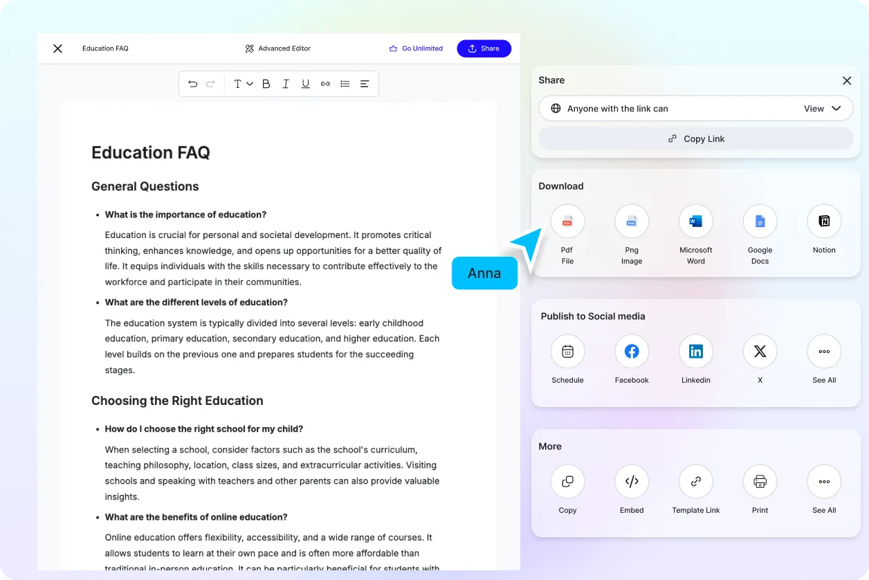  Free AI FAQ Generator, Smart FAQ Maker Tool