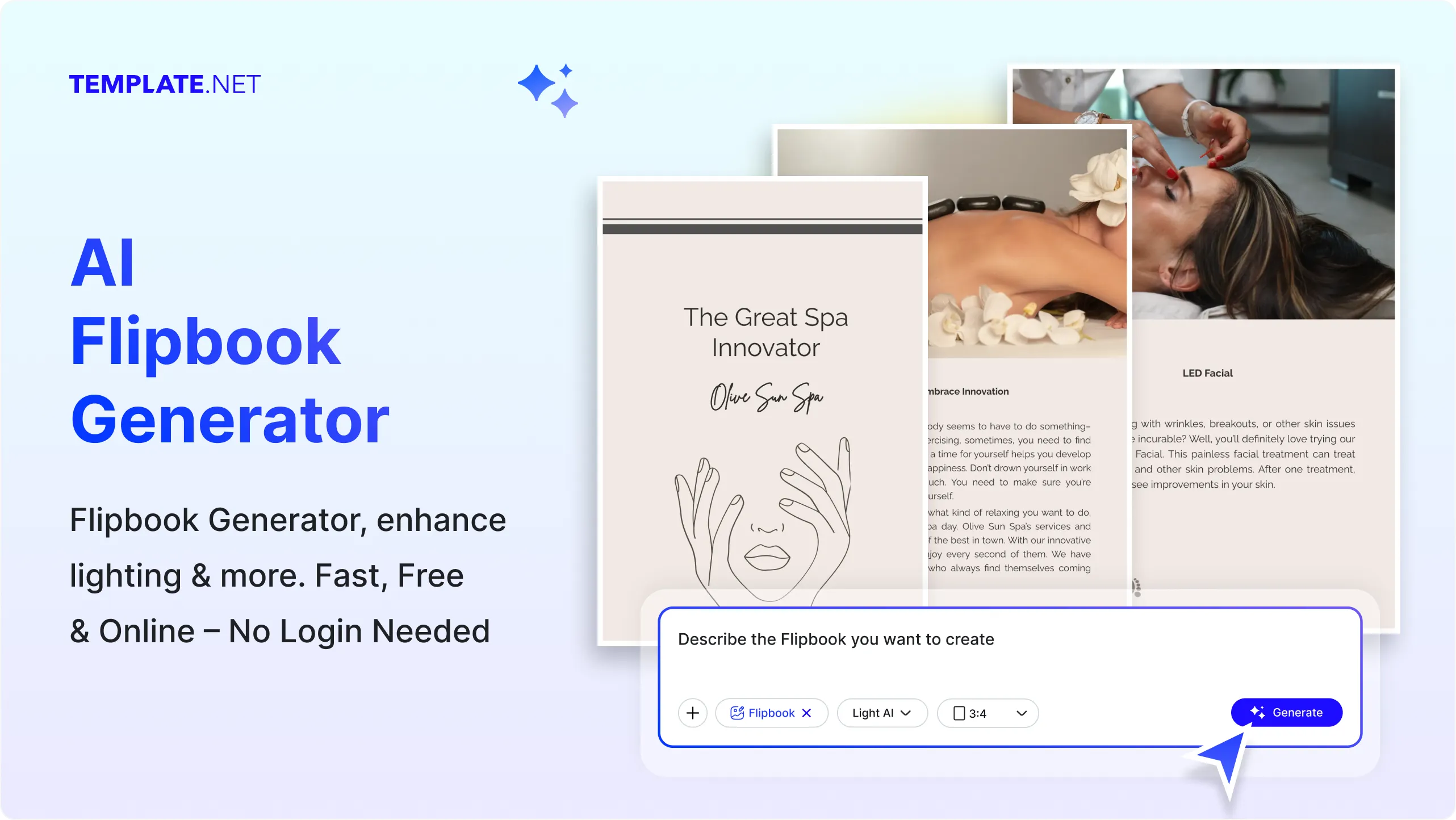 Free AI Flipbook Generator, Create Interactive Flipbooks Online