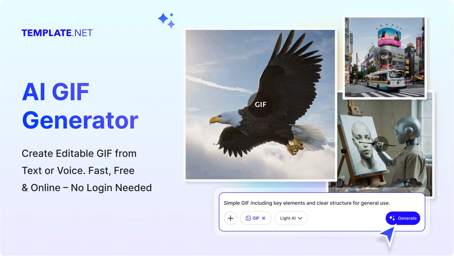 Free AI GIF Generator Create Animated GIFs from Text or Voice Online